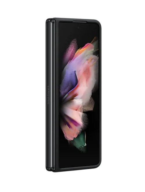 Оригинален Силиконов Калъф за Samsung Z Fold 3, Silicone Cover Case EF-PF926TBE, Черен (3)