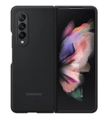 Оригинален Силиконов Калъф за Samsung Z Fold 3, Silicone Cover Case EF-PF926TBE, Черен