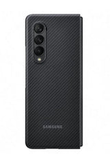Оригинален Карбонов Калъф за Samsung Z Fold 3, Aramid Cover Case EF-XF926SBE, Черен (6)