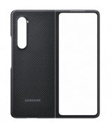 Оригинален Карбонов Калъф за Samsung Z Fold 3, Aramid Cover Case EF-XF926SBE, Черен (2)