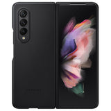 Оригинален Кожен Калъф за Samsung Z Fold 3, Leather Cover Case EF-VF926LBE, Черен