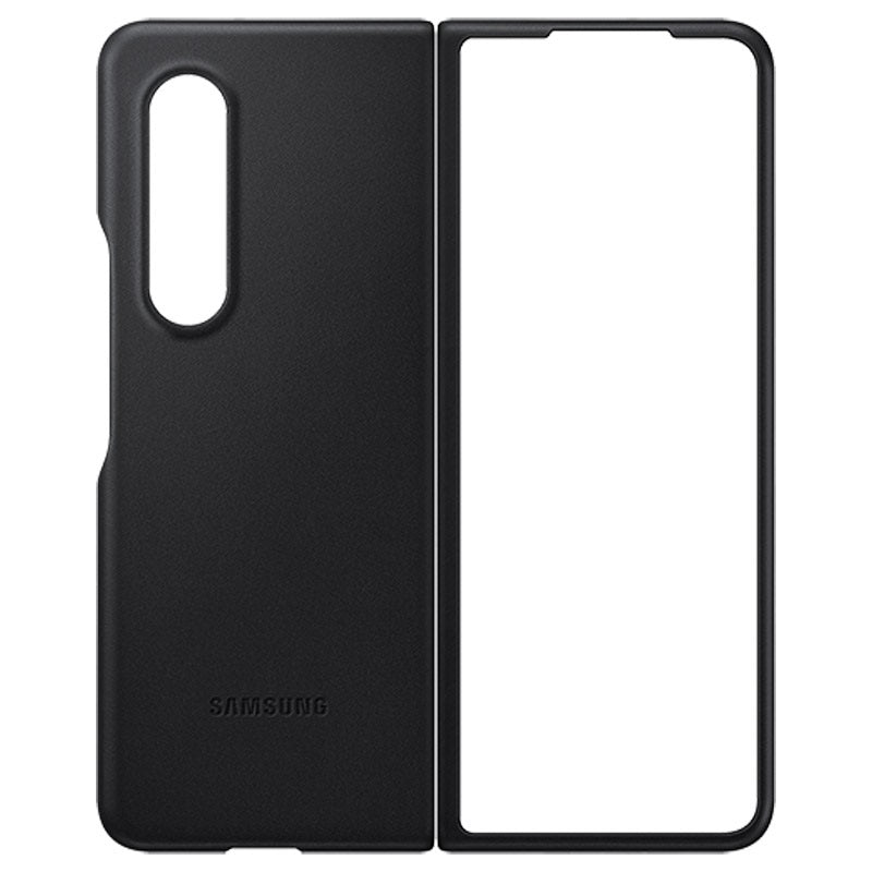Оригинален Кожен Калъф за Samsung Z Fold 3, Leather Cover Case EF-VF926LBE, Черен (3)