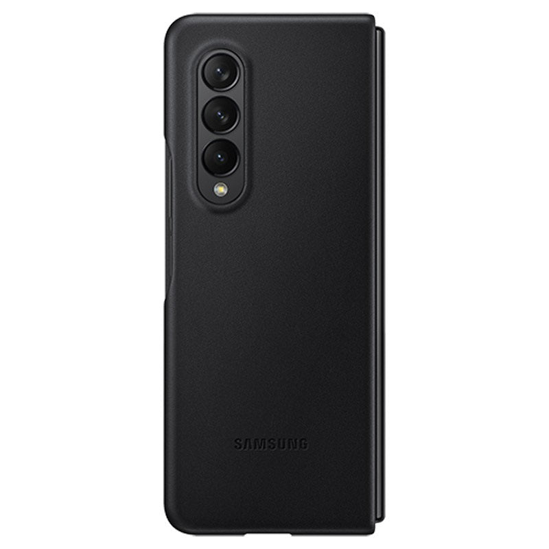 Оригинален Кожен Калъф за Samsung Z Fold 3, Leather Cover Case EF-VF926LBE, Черен (5)