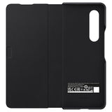 Оригинален Кожен Калъф за Samsung Z Fold 3, Leather Flip Cover Book Case EF-FF926LBEGWW, Черен (8)