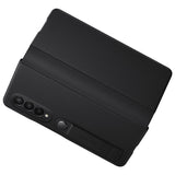Оригинален Кожен Калъф за Samsung Z Fold 3, Leather Flip Cover Book Case EF-FF926LBEGWW, Черен (6)