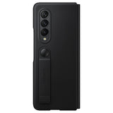 Оригинален Кожен Калъф за Samsung Z Fold 3, Leather Flip Cover Book Case EF-FF926LBEGWW, Черен