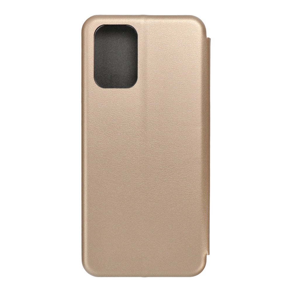 Кожен Калъф за Xiaomi Redmi Note 10 Pro/Max, Forcell Elegance Book Case, Златист (2)