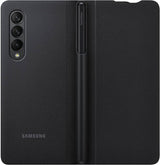 Оригинален Калъф с Писалка за Samsung Z Fold 3, Flip Cover with Pen Book Case EF-FF92PCBE, Черен (5)