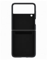 Оригинален Кожен Калъф за Samsung Z Flip 3, Leather Case EF-VF711LBEGWW, Черен (2)