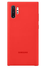 Оригинален Силиконов Калъф за Samsung Note 10 Plus Silicone Cover Case Ef-Pn975tre, Червен