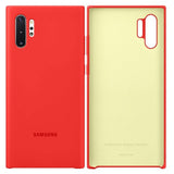 Оригинален Силиконов Калъф за Samsung Note 10 Plus Silicone Cover Case Ef-Pn975tre, Червен (2)