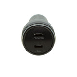 Бързо Зарядно за Кола с Два USB-C Изхода, 4Smarts 12v PD 45W, Черен (4)
