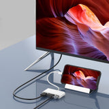 Адаптер за iPhone и iPad, 4Smarts 5in1 Hub Lightning to USB/SD/HDMI, Бял (2)