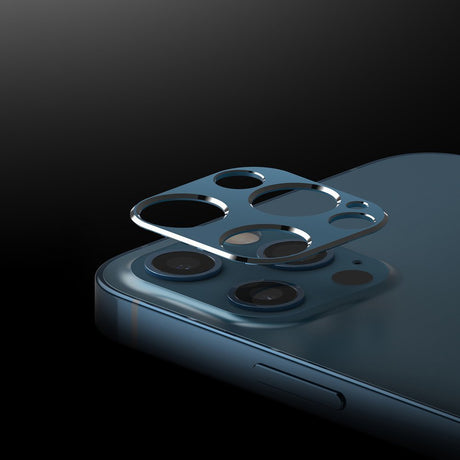 Удароустойчив Протектор за Камерата на iPhone 12/Pro, Ringke Full Cam Glass, Син (4)