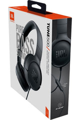 Слушалки с Кабел, JBL Tune 500 Headphones Jack 3.5mm, Черен (5)