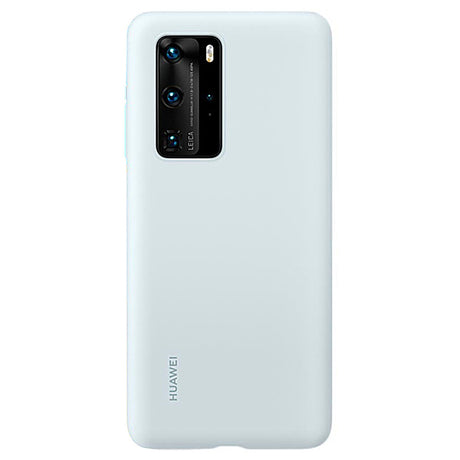 Оригинален Силиконов Калъф за Huawei P40 Pro Soft Silicone Case, Светло Син (2)