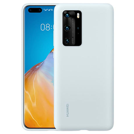Оригинален Силиконов Калъф за Huawei P40 Pro Soft Silicone Case, Светло Син