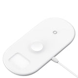 Комбинирано Безжично Зарядно за Apple Watch, iPhone и Airpods, Baseus 3in1 18W, Черен