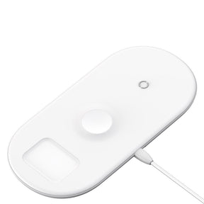 Комбинирано Безжично Зарядно за Apple Watch, iPhone и Airpods, Baseus 3in1 18W, Черен