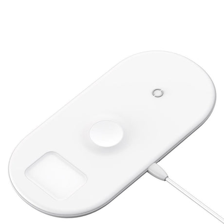 Комбинирано Безжично Зарядно за Apple Watch, iPhone и Airpods, Baseus 3in1 18W, Черен
