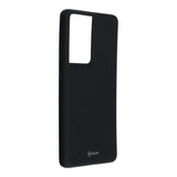 Силиконов Калъф за Samsung S21 Ultra, Roar Color Case, Черен