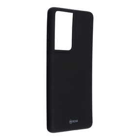 Силиконов Калъф за Samsung S21 Ultra, Roar Color Case, Черен