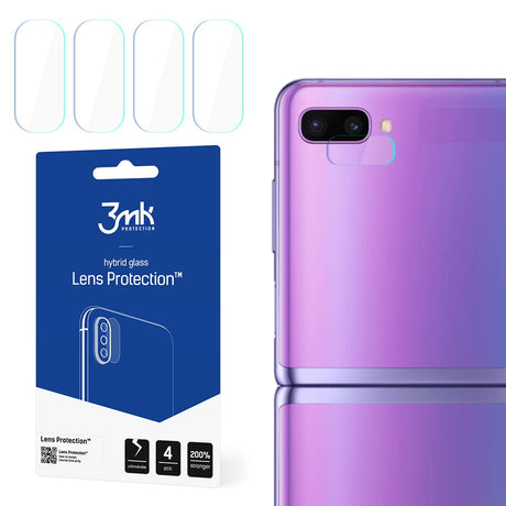 Удароустойчив Протектор за Камера Samsung Z Flip, 3MK Flexy Cam Glass, Прозрачен