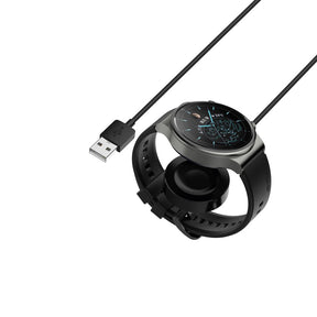 Безжично Зарядно за Huawei Watch GT2 Pro, Wireless Magnetic Charger, Черен