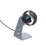 Безжично Зарядно с Поставка за Huawei Watch GT2, Wireless Stand Charger, Черен (2)