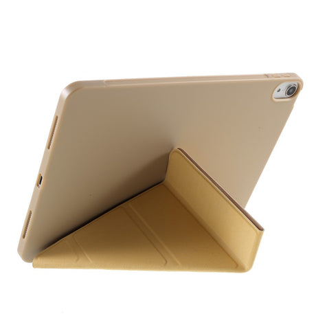 Калъф за iPad Air 11" 2026-2020, Smart Leather Case, Златист (4)