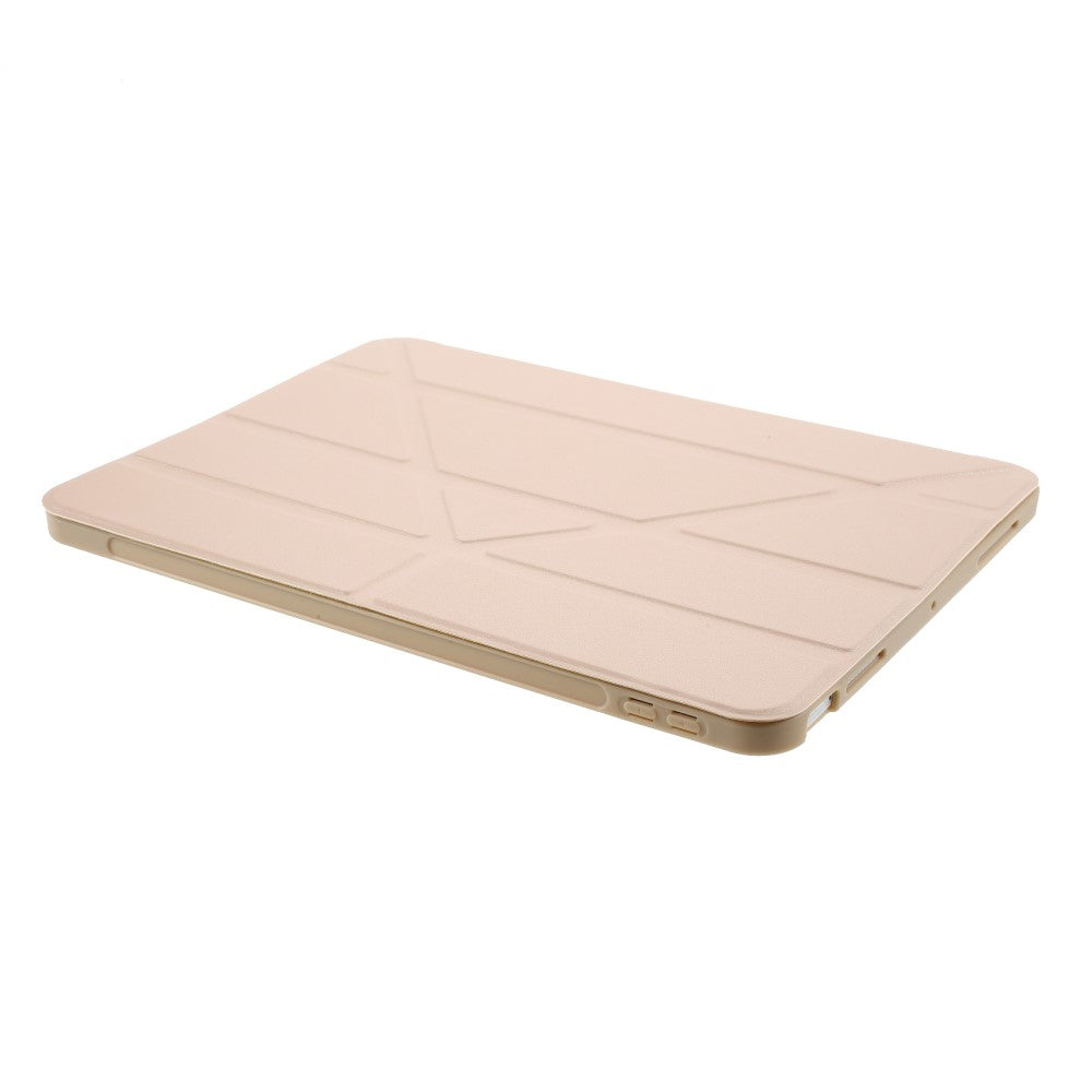 Калъф за iPad Air 11" 2026-2020, Smart Leather Case, Златист (3)