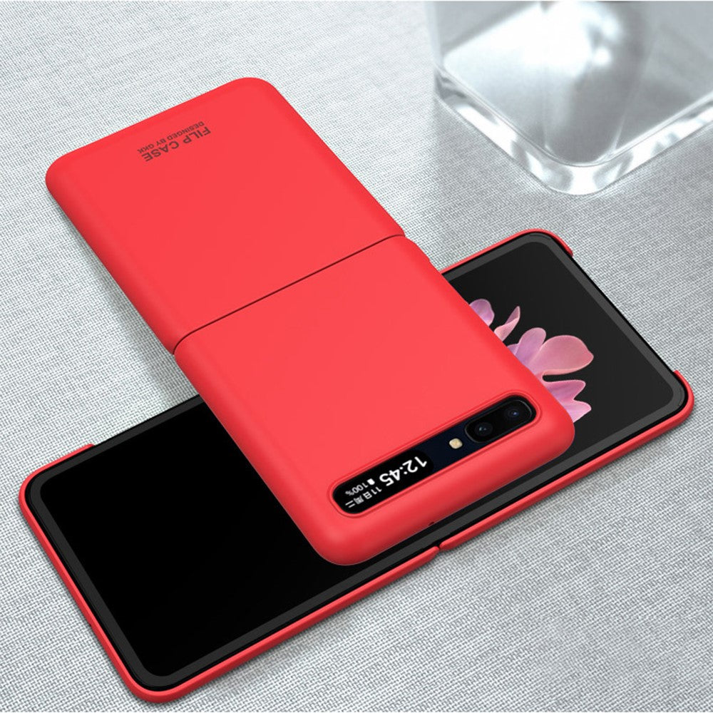 Ударостойчив Калъф за Samsung Galaxy Z Flip, GKK Creative PC Case, Червен