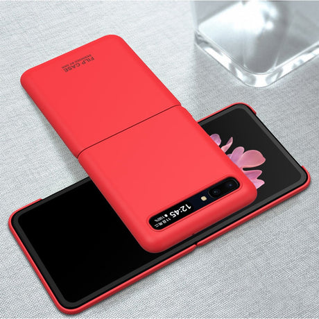Ударостойчив Калъф за Samsung Galaxy Z Flip, GKK Creative PC Case, Червен