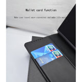 Кожен Калъф с Поставка 2в1 за Samsung Z Fold 2, GKK Split Leather Case, Черен (7)