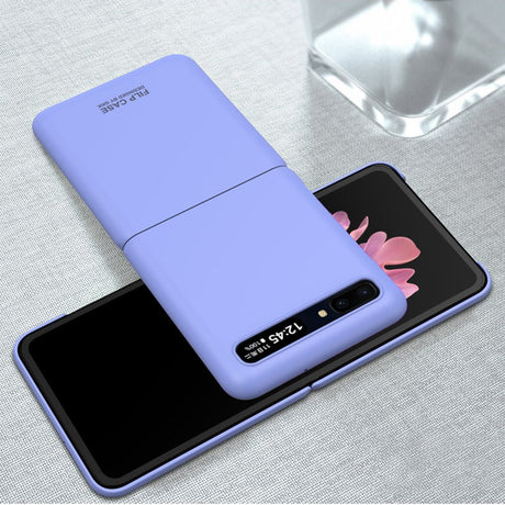 Ударостойчив Калъф за Samsung Galaxy Z Flip, GKK Creative PC Case, Лилав