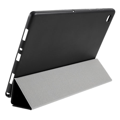 Калъф за Samsung Galaxy Tab A7 10.4", Tri-Fold Leather Case, Черен (4)