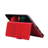Кожен Калъф с Поставка за Samsung Z Fold 2, GKK Leather Case, Червен (8)