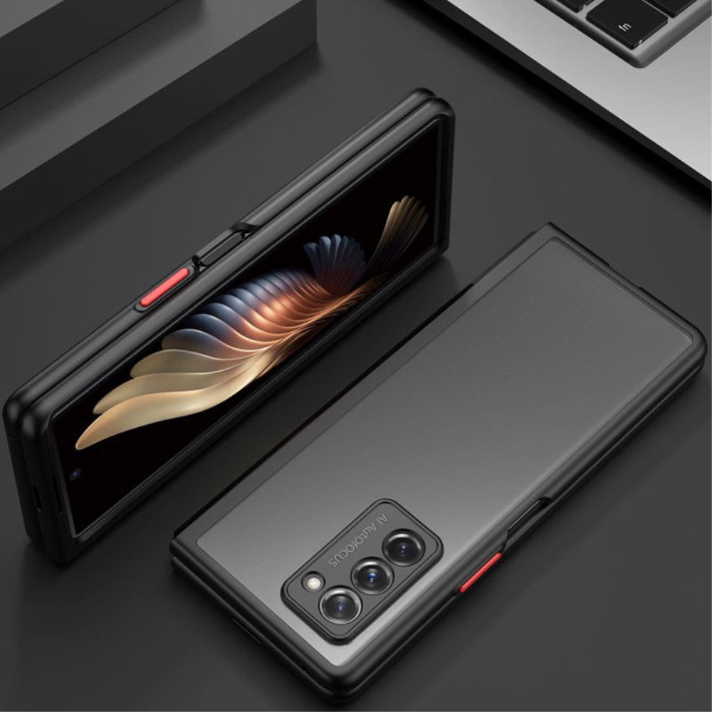 Матов Калъф за Samsung Z Fold 2, GKK Translucent Case, Черен (4)