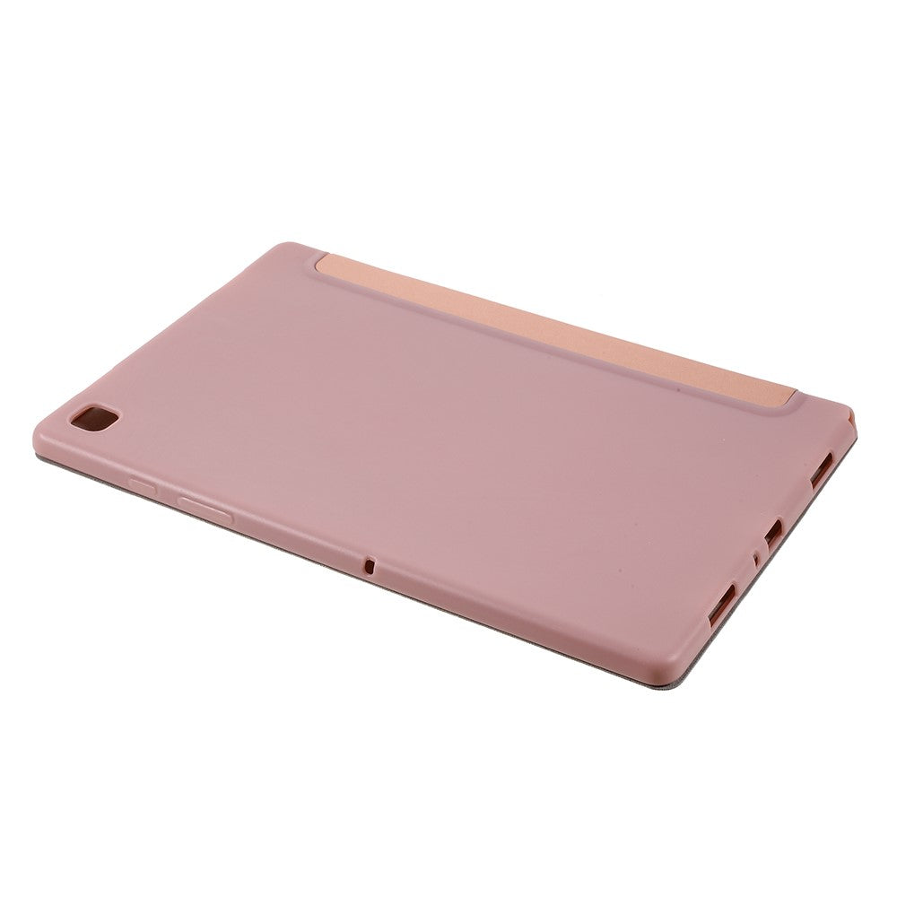 Калъф за Samsung Galaxy Tab A7 10.4", Tri-Fold Leather Case, Розов (7)