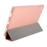 Калъф за Samsung Galaxy Tab A7 10.4", Tri-Fold Leather Case, Розов (5)