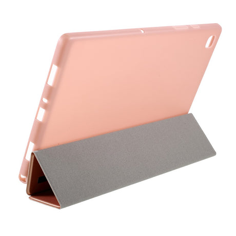 Калъф за Samsung Galaxy Tab A7 10.4", Tri-Fold Leather Case, Розов (5)