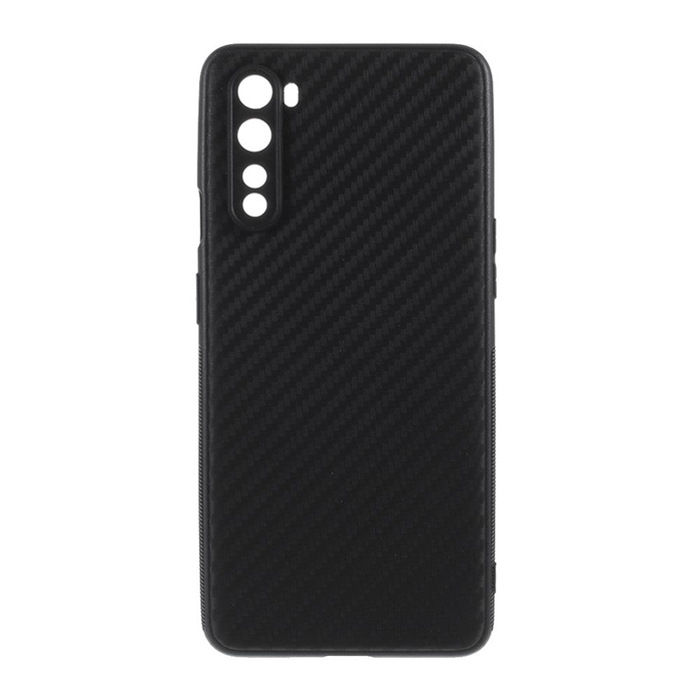 Силиконов Калъф за Oneplus Nord, Forcell Fiber Case, Черен
