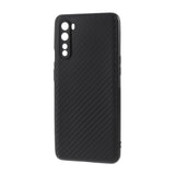 Силиконов Калъф за Oneplus Nord, Forcell Fiber Case, Черен (2)