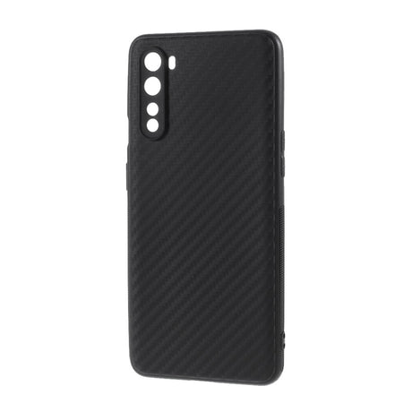 Силиконов Калъф за Oneplus Nord, Forcell Fiber Case, Черен (2)