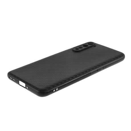 Силиконов Калъф за Oneplus Nord, Forcell Fiber Case, Черен (3)