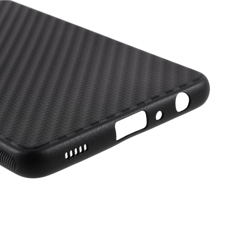 Тънък Силиконов Калъф за Samsung A52, Forcell Fiber Case, Черен (4)