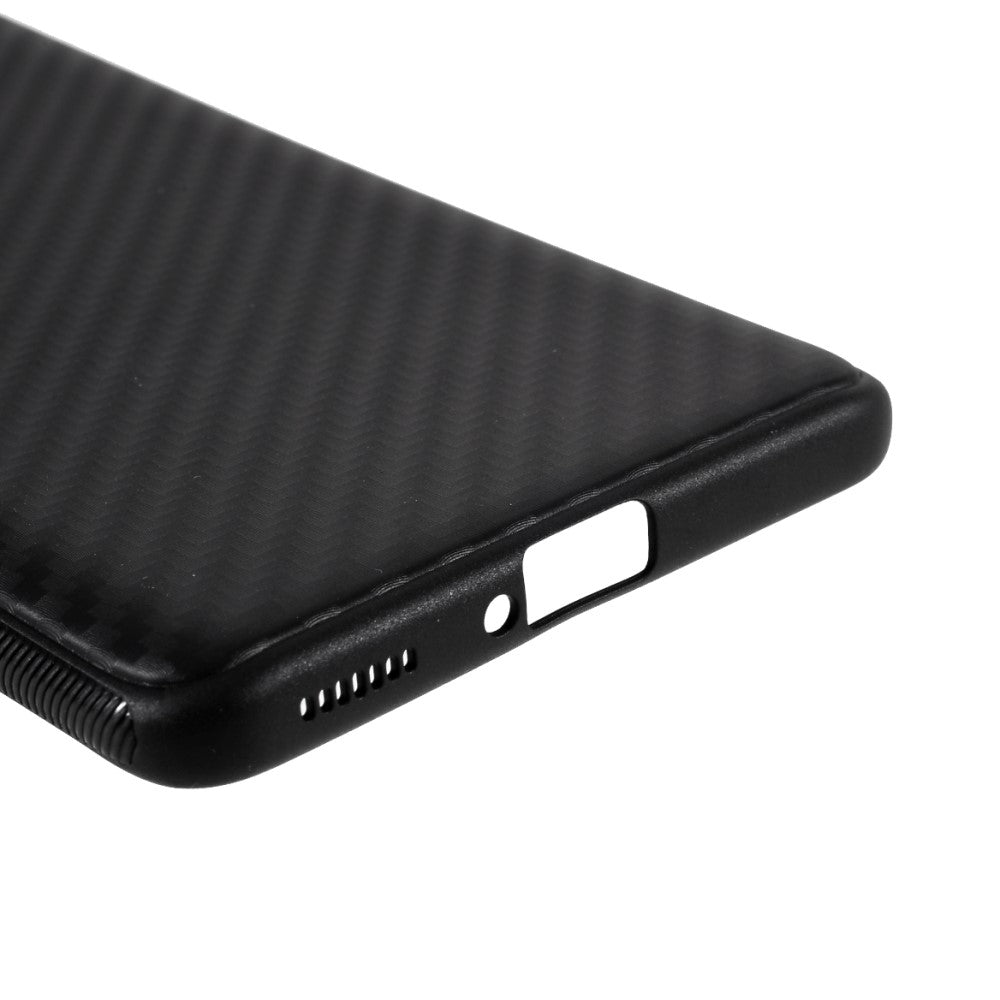 Силиконов Калъф за Xiaomi MI 11, Forcell Fiber Case, Черен (4)