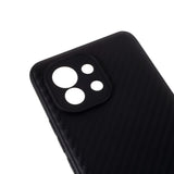 Силиконов Калъф за Xiaomi MI 11, Forcell Fiber Case, Черен (6)