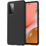 Силиконов Калъф за Samsung A72, Twill Case, Черен
