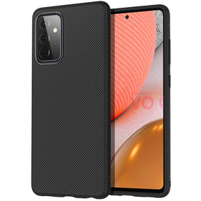 Силиконов Калъф за Samsung A72, Twill Case, Черен